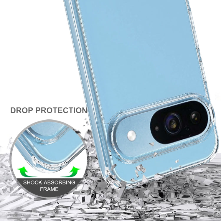 For Google Pixel 9 Scratchproof Acrylic TPU Phone Case - Transparent