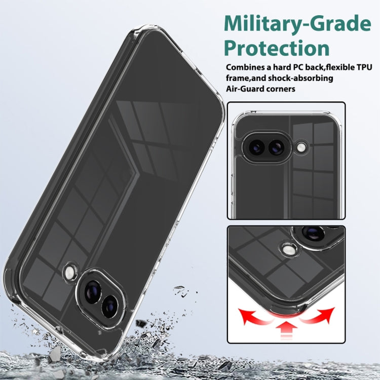 For Google Pixel 9a Scratchproof Acrylic TPU Phone Case - Transparent