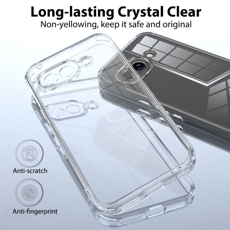 For Google Pixel 10a Scratchproof Acrylic TPU Phone Case - Transparent