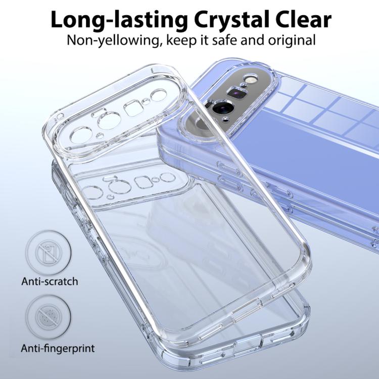 For Google Pixel 11 Scratchproof Acrylic TPU Phone Case - Transparent