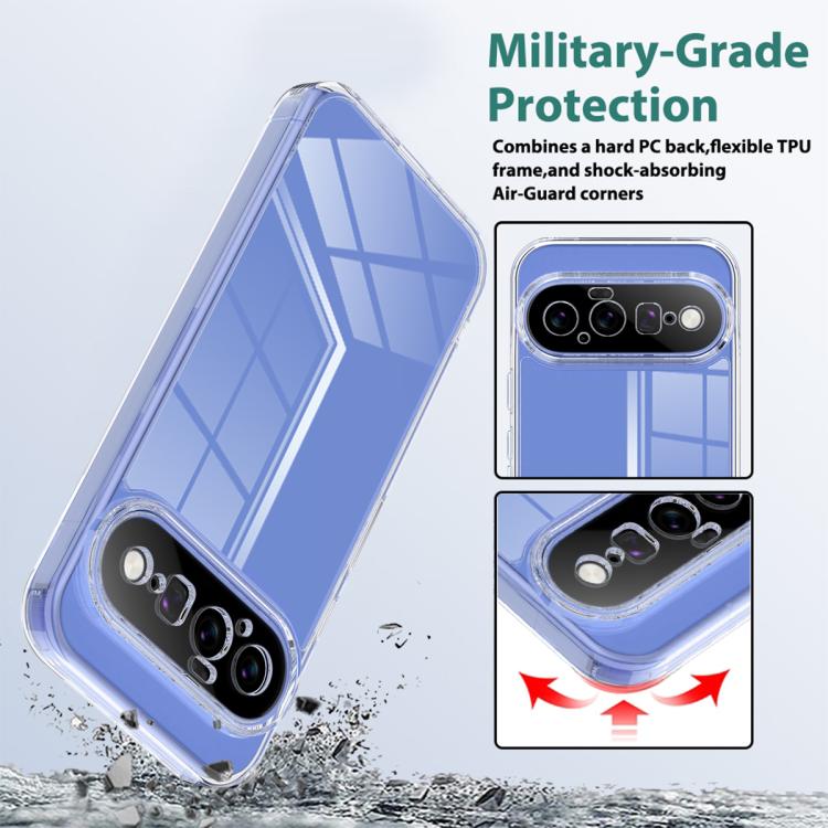 For Google Pixel 11 Scratchproof Acrylic TPU Phone Case - Transparent