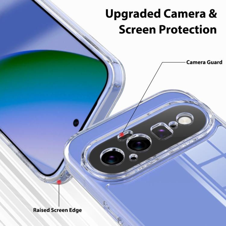For Google Pixel 11 Scratchproof Acrylic TPU Phone Case - Transparent