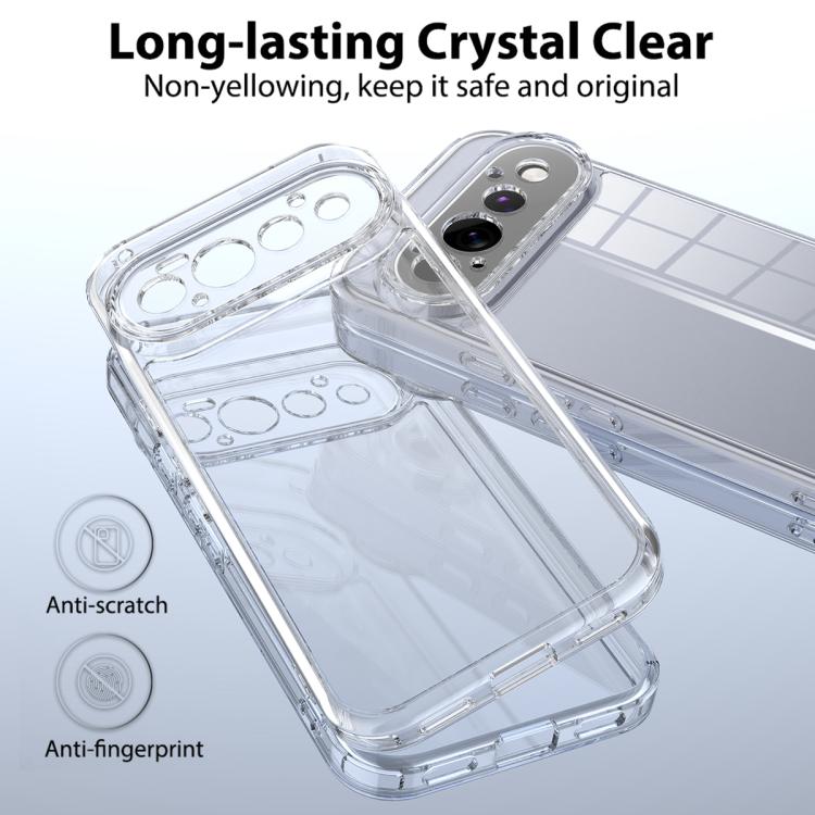 For Google Pixel 11 Pro Scratchproof Acrylic TPU Phone Case - Transparent