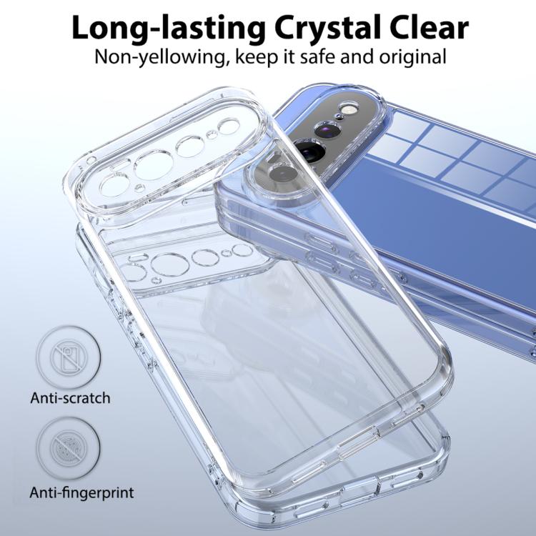 For Google Pixel 11 Pro XL Scratchproof Acrylic TPU Phone Case - Transparent