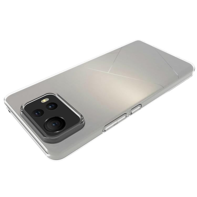 For Asus Zenfone 12 Ultra Waterproof Texture TPU Phone Case - Transparent