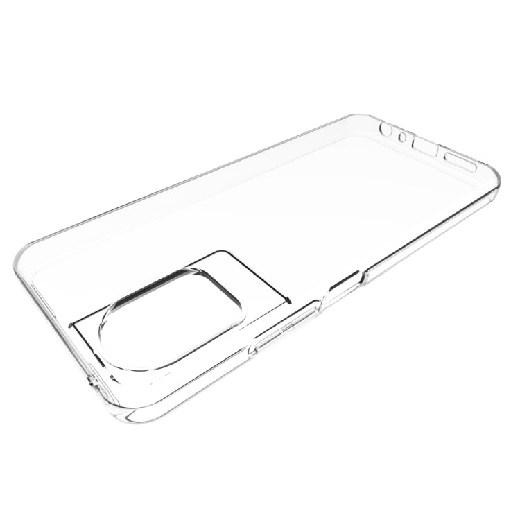 For TCL 50 LE 4G Waterproof Texture TPU Phone Case - Transparent