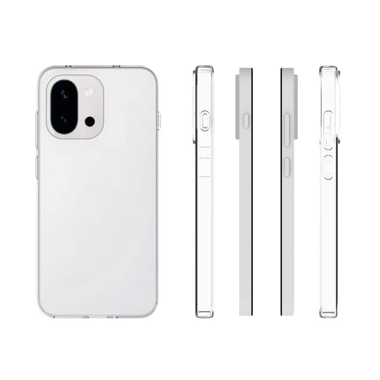 For OnePlus 13T Waterproof Texture TPU Phone Case - Transparent
