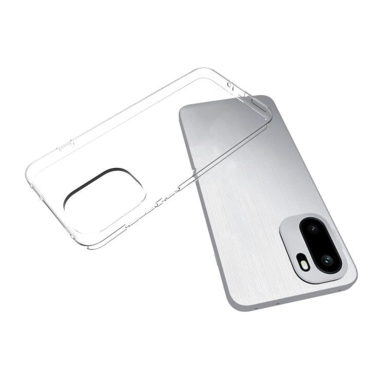 For OnePlus Ace 6 Waterproof Texture TPU Phone Case - Transparent