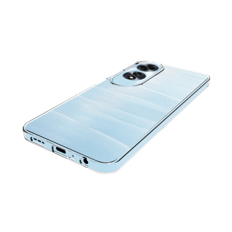 For OPPO A60 4G Global Waterproof Texture TPU Phone Case - Transparent