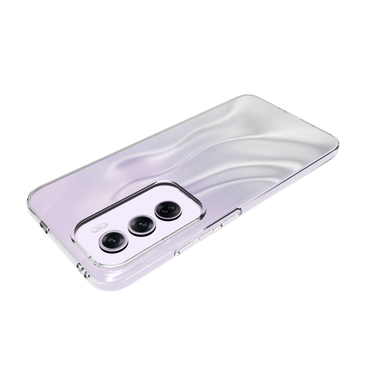 For OPPO Reno12 Pro 5G Global Waterproof Texture TPU Phone Case - Transparent