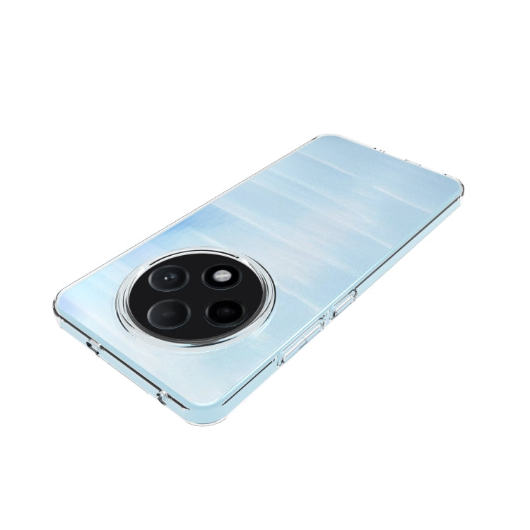 For OPPO Reno12 F 5G Global Waterproof Texture TPU Phone Case - Transparent