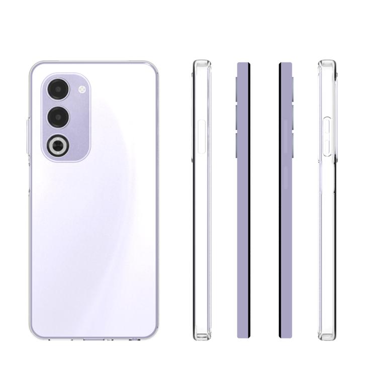 For OPPO A5 5G Global Waterproof Texture TPU Phone Case - Transparent