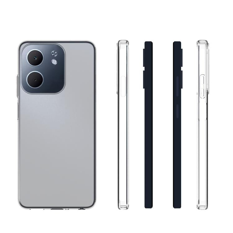 For OPPO A5x 4G / 5G Waterproof Texture TPU Phone Case - Transparent