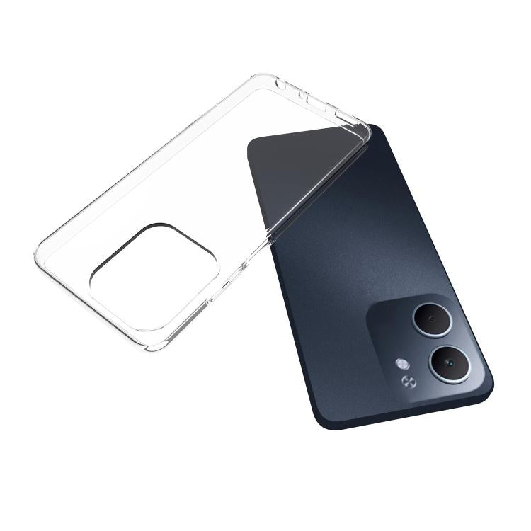 For OPPO A5x 4G / 5G Waterproof Texture TPU Phone Case - Transparent