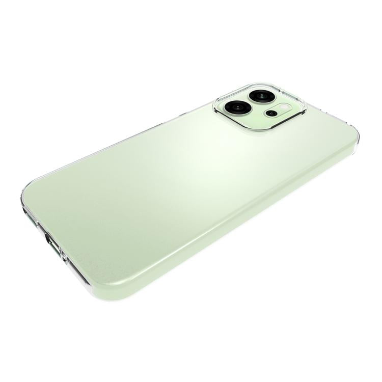 For OPPO Reno14 5G Global Waterproof Texture TPU Phone Case - Transparent