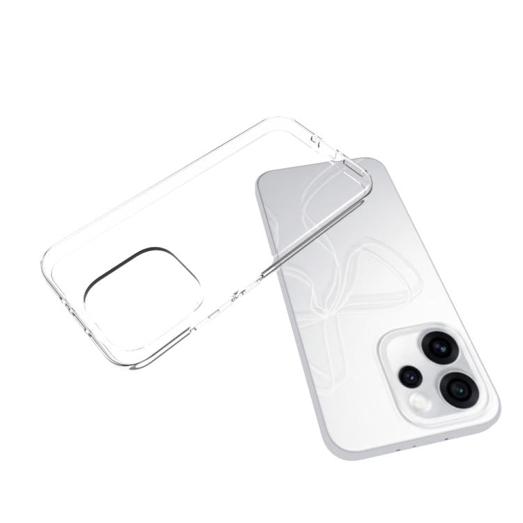 For OPPO Reno15 5G Global Waterproof Texture TPU Phone Case - Transparent