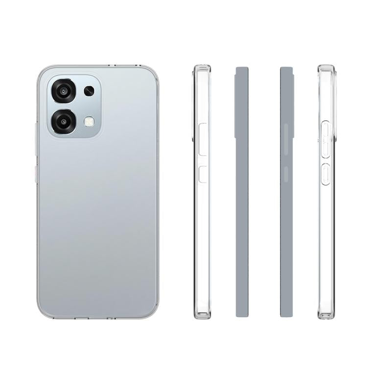 For OPPO F31 5G / A6 Pro 4G / 5G Global Waterproof Texture TPU Phone Case - Transparent