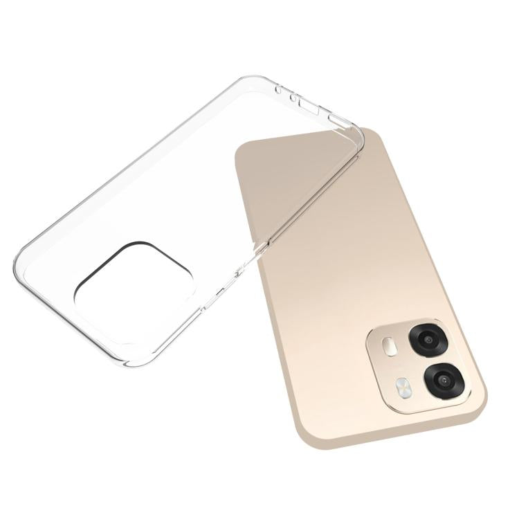 For OPPO A6s 5G / A6 5G / A6 4G Global Waterproof Texture TPU Phone Case - Transparent