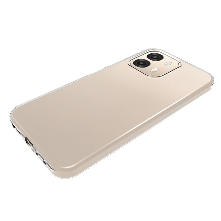 For OPPO A6s 5G / A6 5G / A6 4G Global Waterproof Texture TPU Phone Case - Transparent