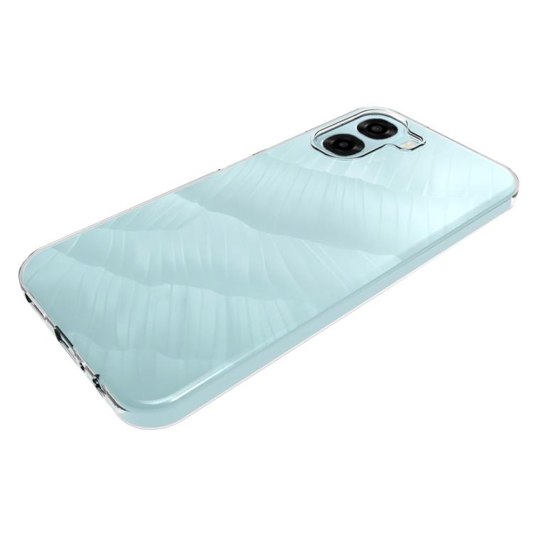 For OPPO Reno15 F 5G Waterproof Texture TPU Phone Case - Transparent