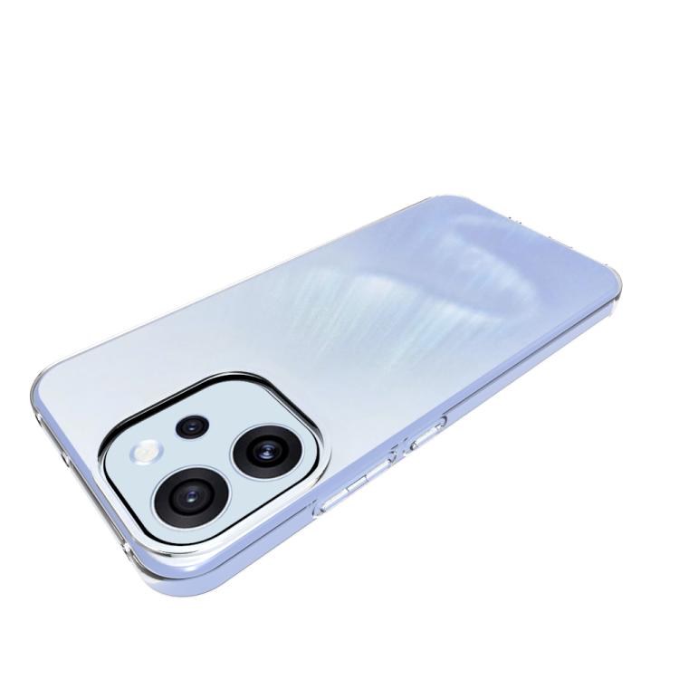 For OPPO A6x 4G / 5G Waterproof Texture TPU Phone Case - Transparent