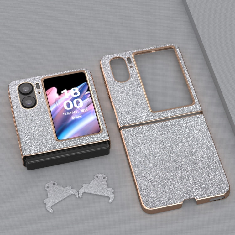 For OPPO Find N2 Flip Nano Plating Diamond Phone Case