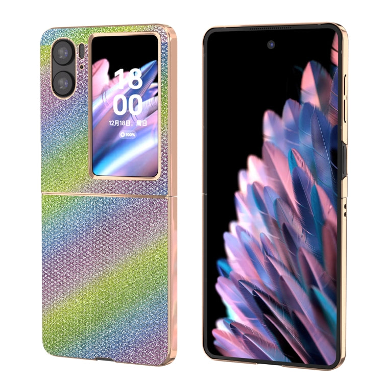 For OPPO Find N2 Flip Nano Plating Diamond Phone Case