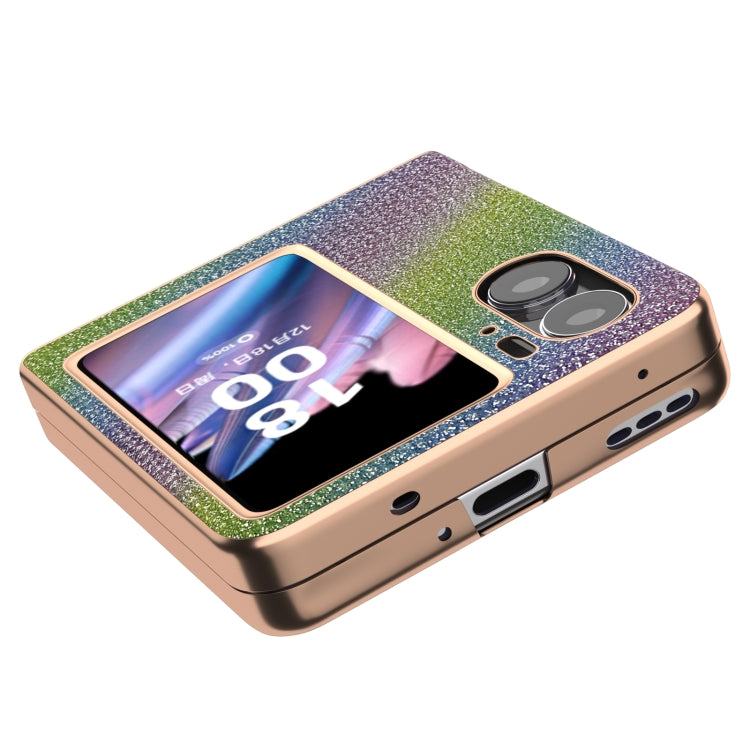 For OPPO Find N2 Flip Nano Plating Diamond Phone Case