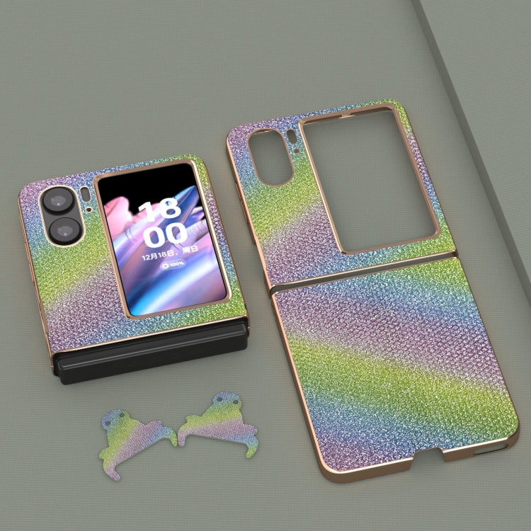 For OPPO Find N2 Flip Nano Plating Diamond Phone Case