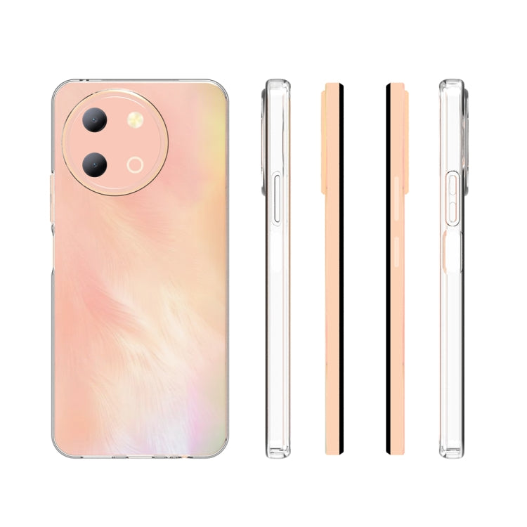 For vivo Y38 5G Waterproof Texture TPU Phone Case - Transparent
