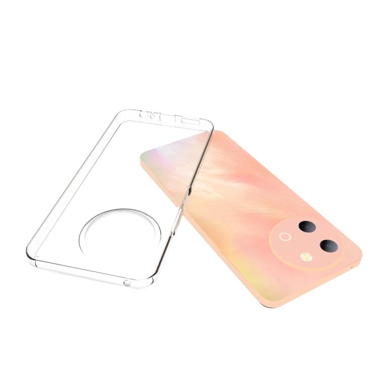 For vivo Y38 5G Waterproof Texture TPU Phone Case - Transparent
