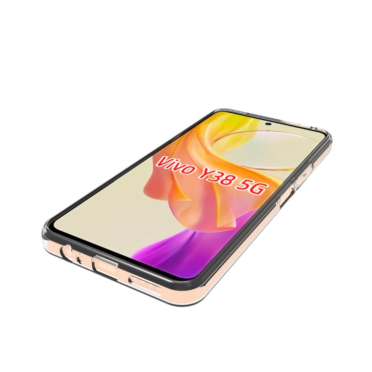 For vivo Y38 5G Waterproof Texture TPU Phone Case - Transparent