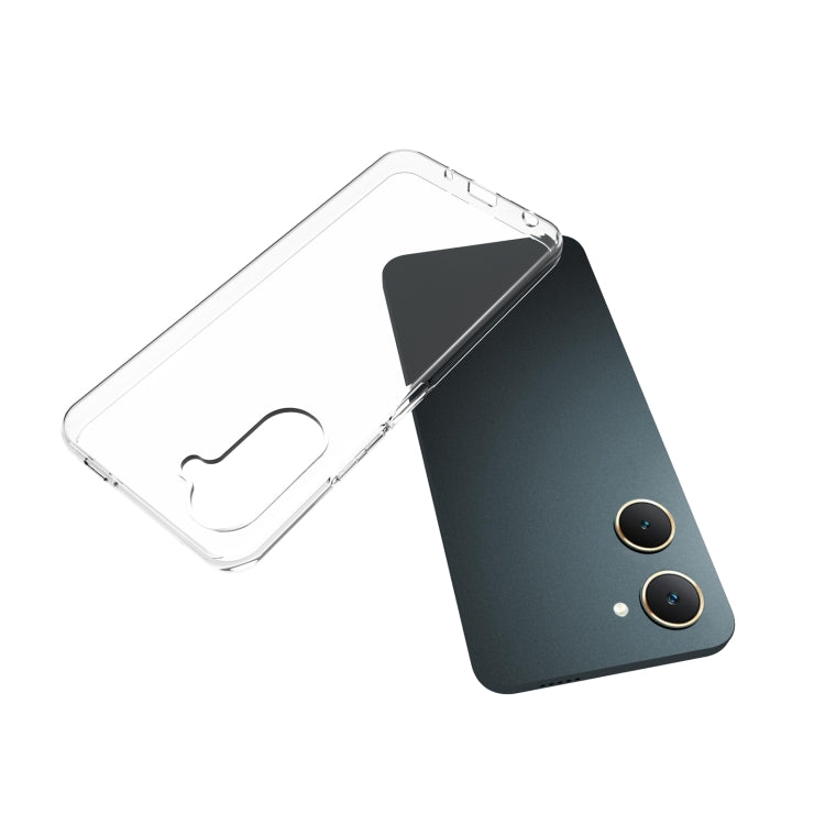 For vivo Y28s 5G Global Waterproof Texture TPU Phone Case - Transparent