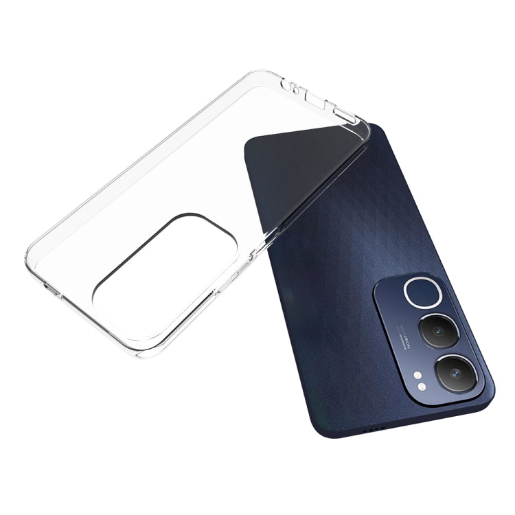 For vivo Y19s 4G Global Waterproof Texture TPU Phone Case - Transparent