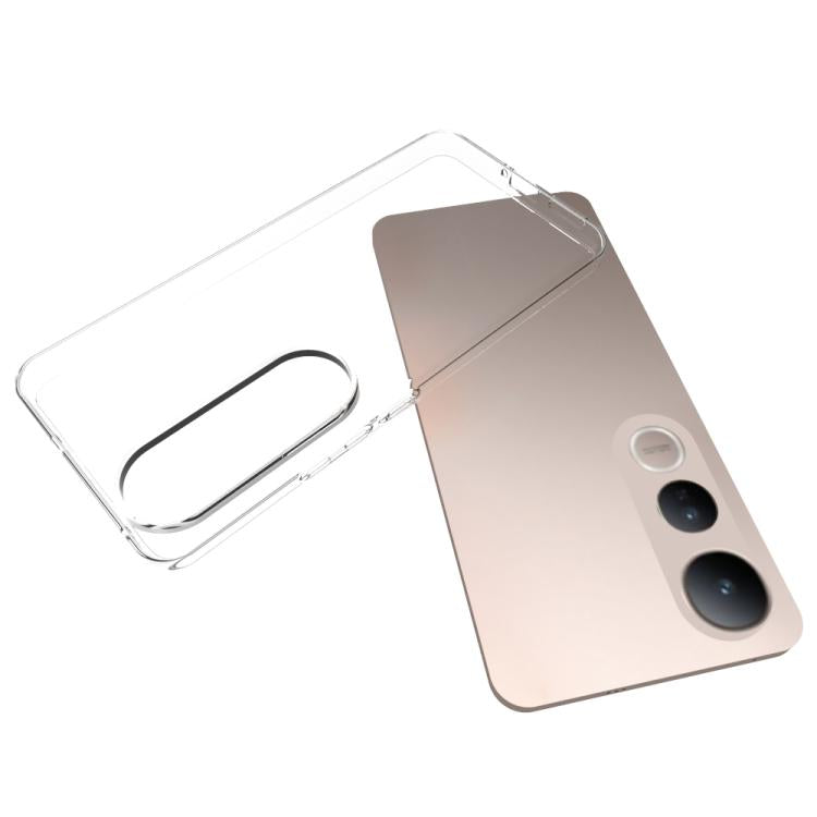 For vivo V50 Lite 5G Waterproof Texture TPU Phone Case - Transparent