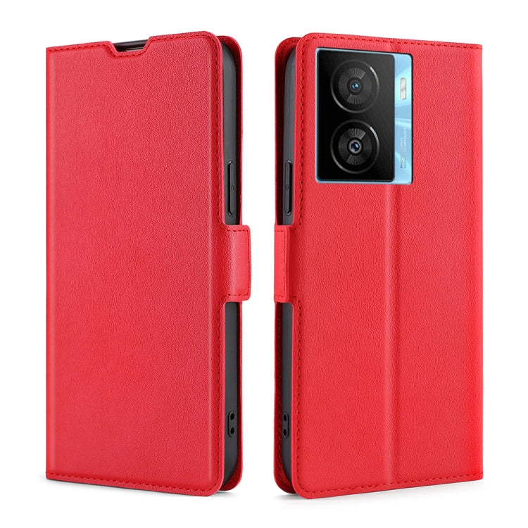 For vivo iQOO Z7x Ultra-thin Voltage Side Buckle Horizontal Flip Leather Phone Case