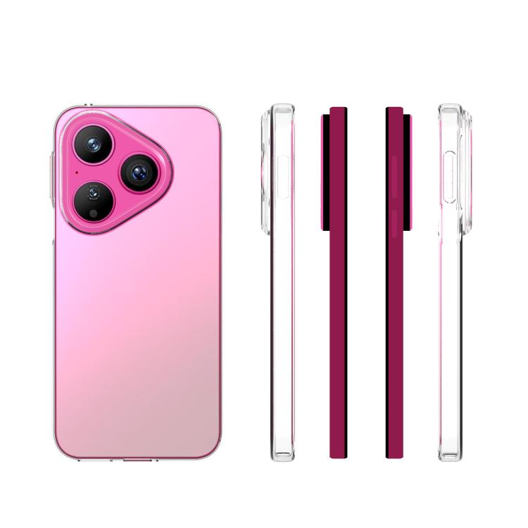 For Huawei Pura 80 5G Waterproof Texture TPU Phone Case - Transparent