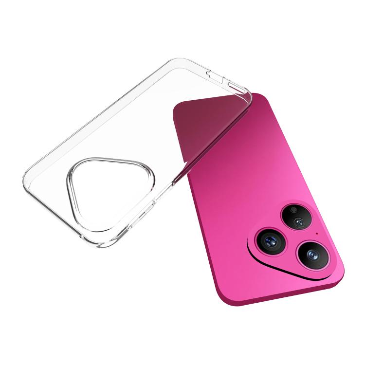 For Huawei Pura 80 5G Waterproof Texture TPU Phone Case - Transparent