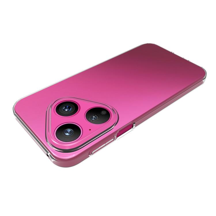 For Huawei Pura 80 5G Waterproof Texture TPU Phone Case - Transparent