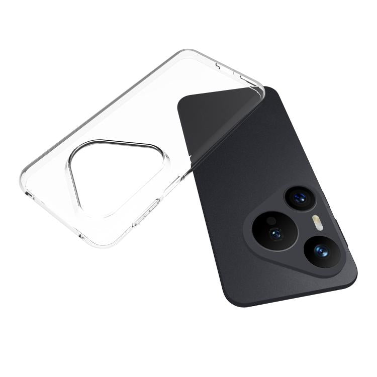 For Huawei Pura 80 Pro 5G Waterproof Texture TPU Phone Case - Transparent