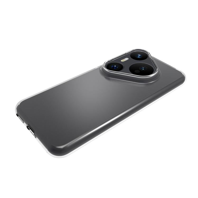 For Huawei Pura 80 Pro 5G Waterproof Texture TPU Phone Case - Transparent