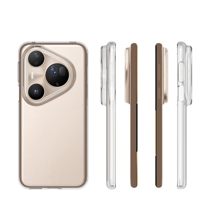 For Huawei Pura 80 Ultra 5G Waterproof Texture TPU Phone Case - Transparent