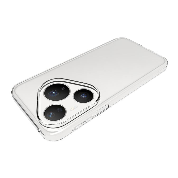 For Huawei Pura 90 Pro Waterproof Texture TPU Phone Case - Transparent