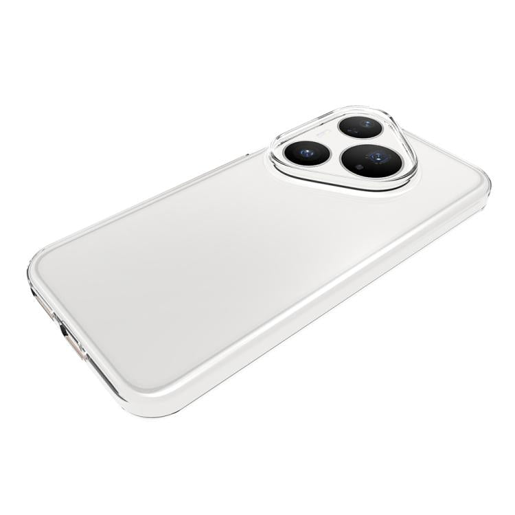 For Huawei Pura 90 Pro Waterproof Texture TPU Phone Case - Transparent