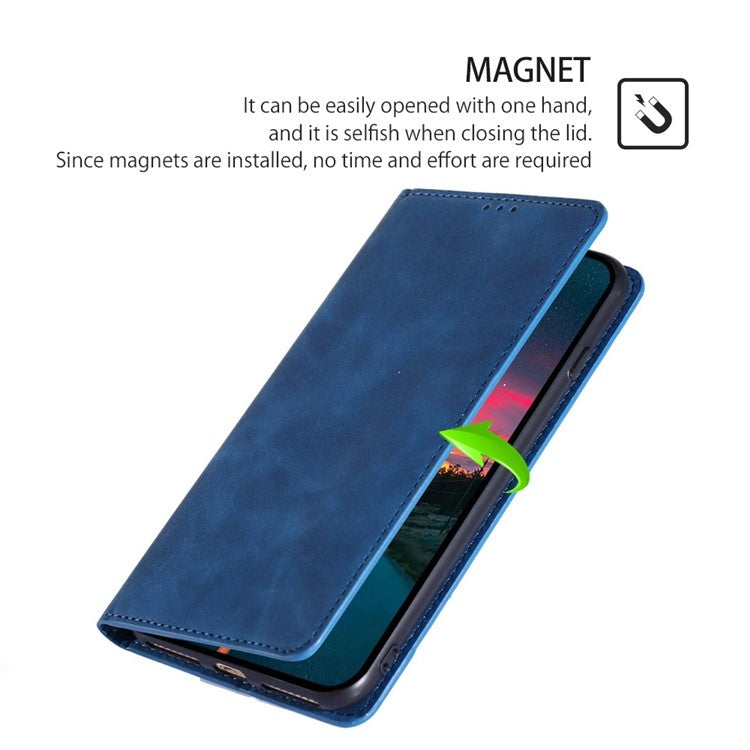 For Infinix Note 40 4G Skin Feel Magnetic Leather Phone Case