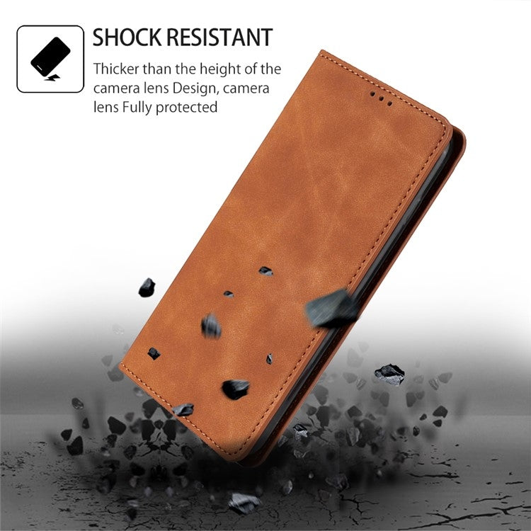 For Infinix Note 40 Pro 4G Skin Feel Magnetic Leather Phone Case
