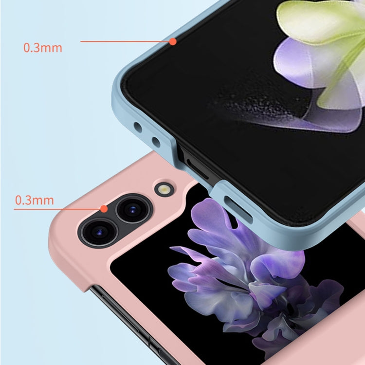 For Samsung Galaxy Z Flip6 / Flip7 FE Skin Feel PC Phone Case with Hinge