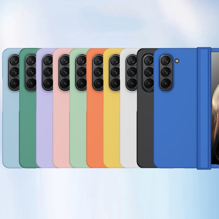 For Samsung Galaxy Z Fold6 Skin Feel PC Phone Case with Hinge