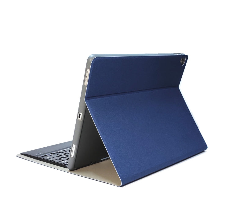 HK131B For iPad Pro 12.9 inch (2020 & 2018) 2 in 1 Detachable Magnetic Attraction Plastic Bluetooth Keyboard + Fabric Texture PU Leather Tablet Case with Stand & Pen Slot