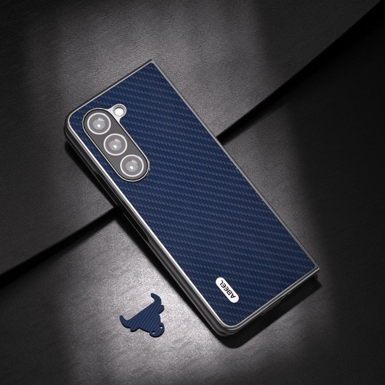 For Samsung Galaxy Z Fold6 ABEEL Carbon Fiber Texture Protective Phone Case